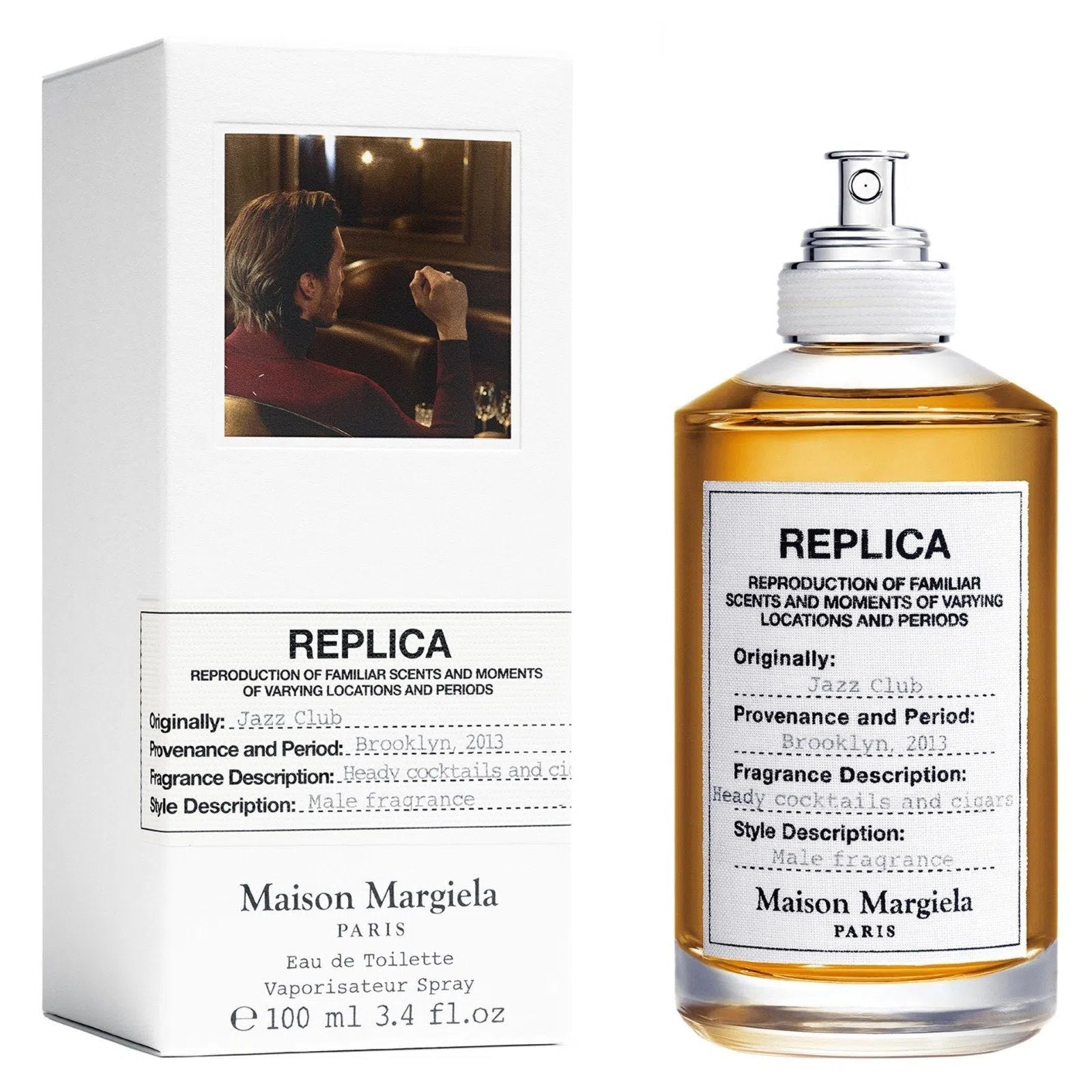 Perfume Maison Margiela Replica Jazz CLub EDT (M) / 100 ml - 3605521932105- Prive Perfumes Honduras