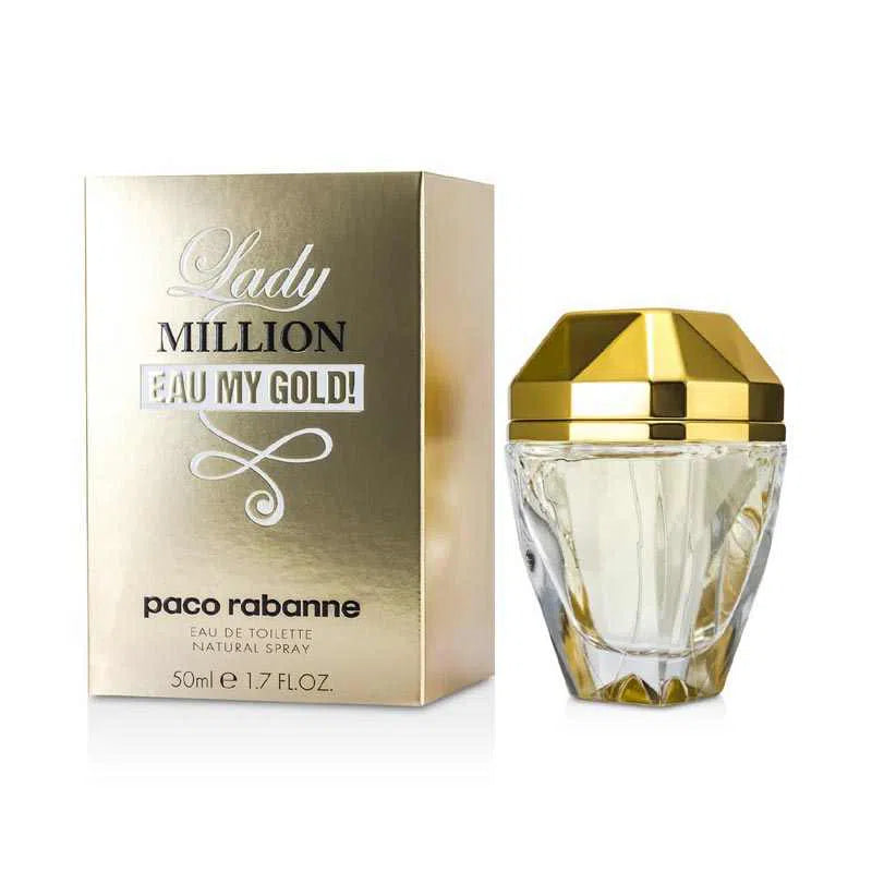 Perfume Paco Rabanne Lady Million Eau My Gold EDT (W) / 50 ml - 3349668524587- Prive Perfumes Honduras