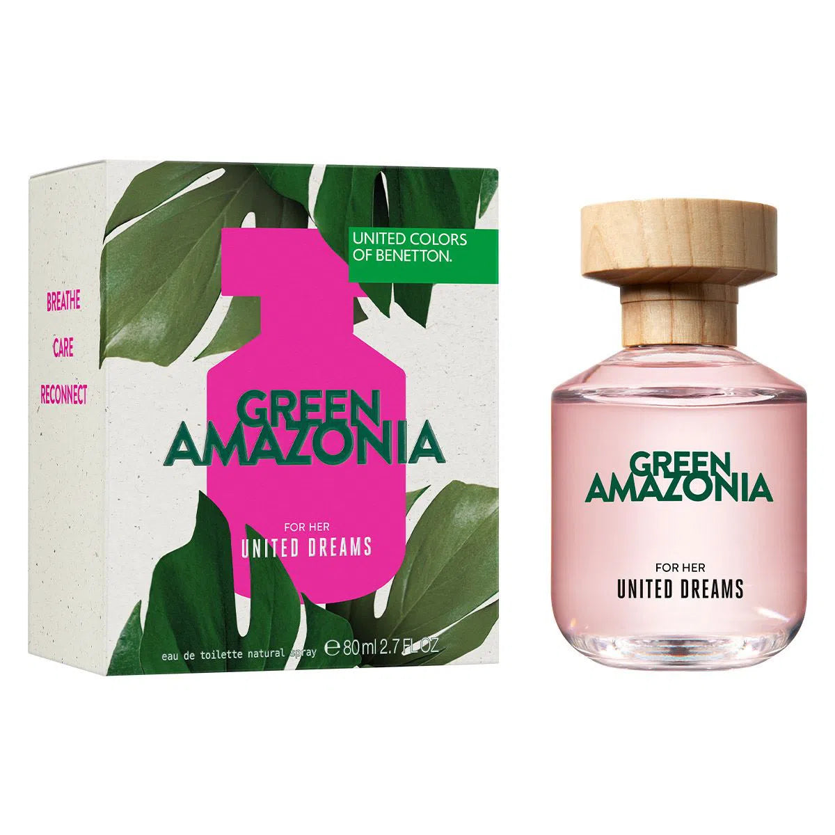 Perfume United Colors of Benetton Green Amazonia For Her EDT (W) / 80 ml - 8433982025686- 1 - Prive Perfumes Honduras