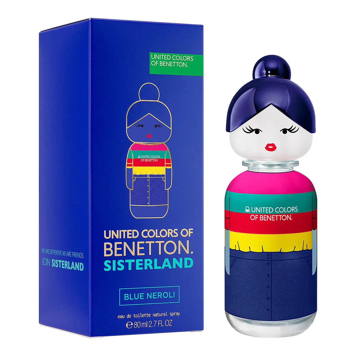 Perfume United Colors of Benetton Sisterland Blue Neroli EDT (W) / 80 ml - 8433982018701- Prive Perfumes Honduras