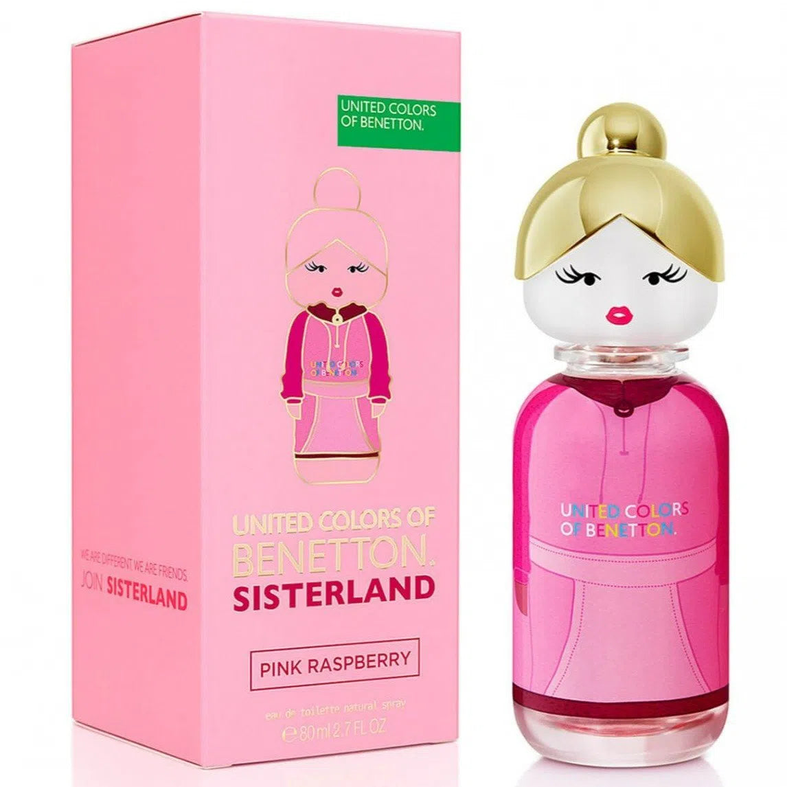 Perfume United Colors of Benetton Sisterland Pink Raspberry EDT (W) / 80 ml - 8433982018756- Prive Perfumes Honduras