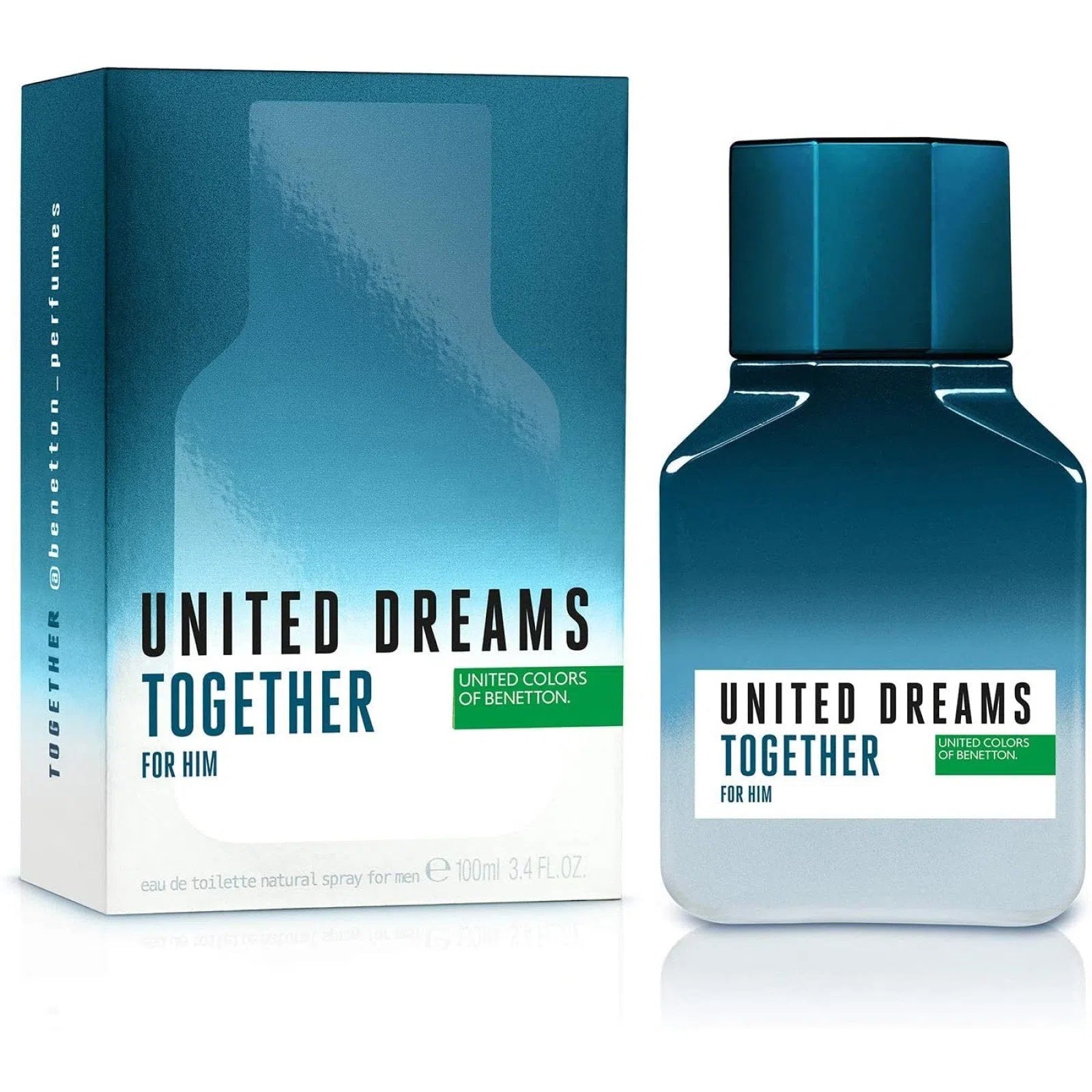 Perfume United Colors of Benetton Together For Him EDT (M) / 100 ml - 8433982016479- Prive Perfumes Honduras