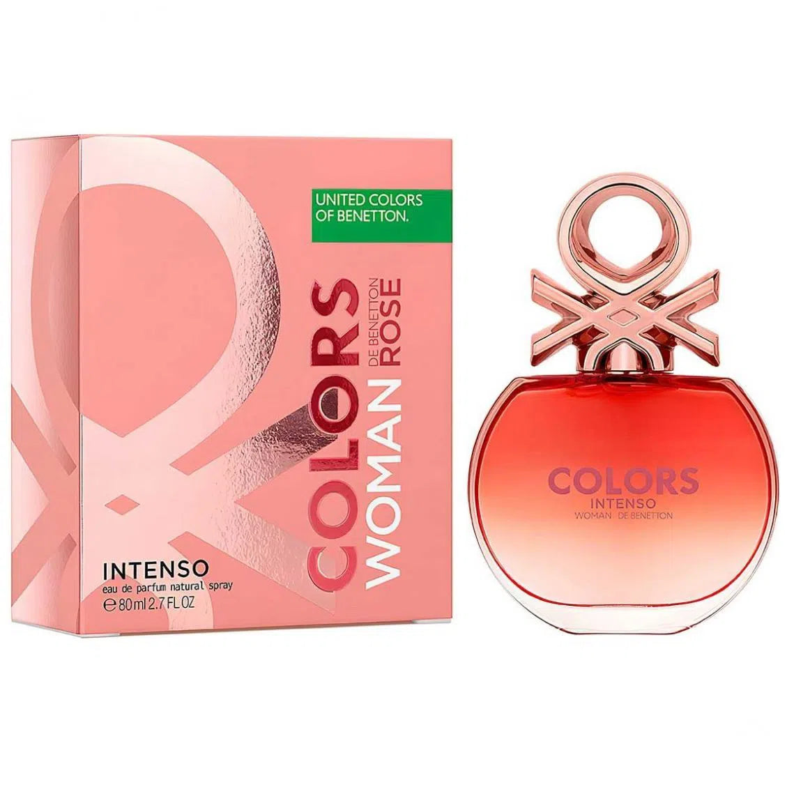 Perfume United Colors of Benetton Woman Rose Intenso EDP (W) / 80 ml - 8433982020629- Prive Perfumes Honduras