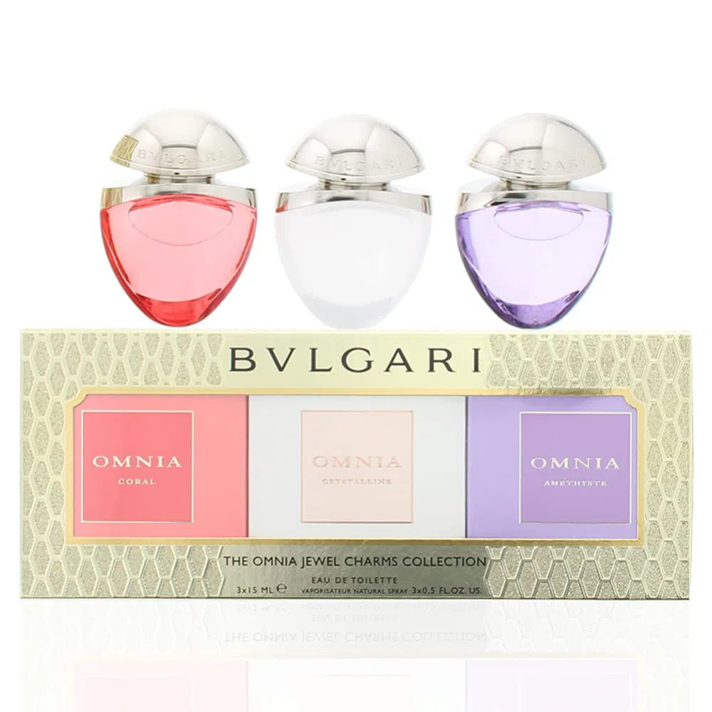 Perfumes Mini Bvlgari Omnia Collection Mini (W) / SP 3x15 ml - 783320418426- Prive Perfumes Honduras