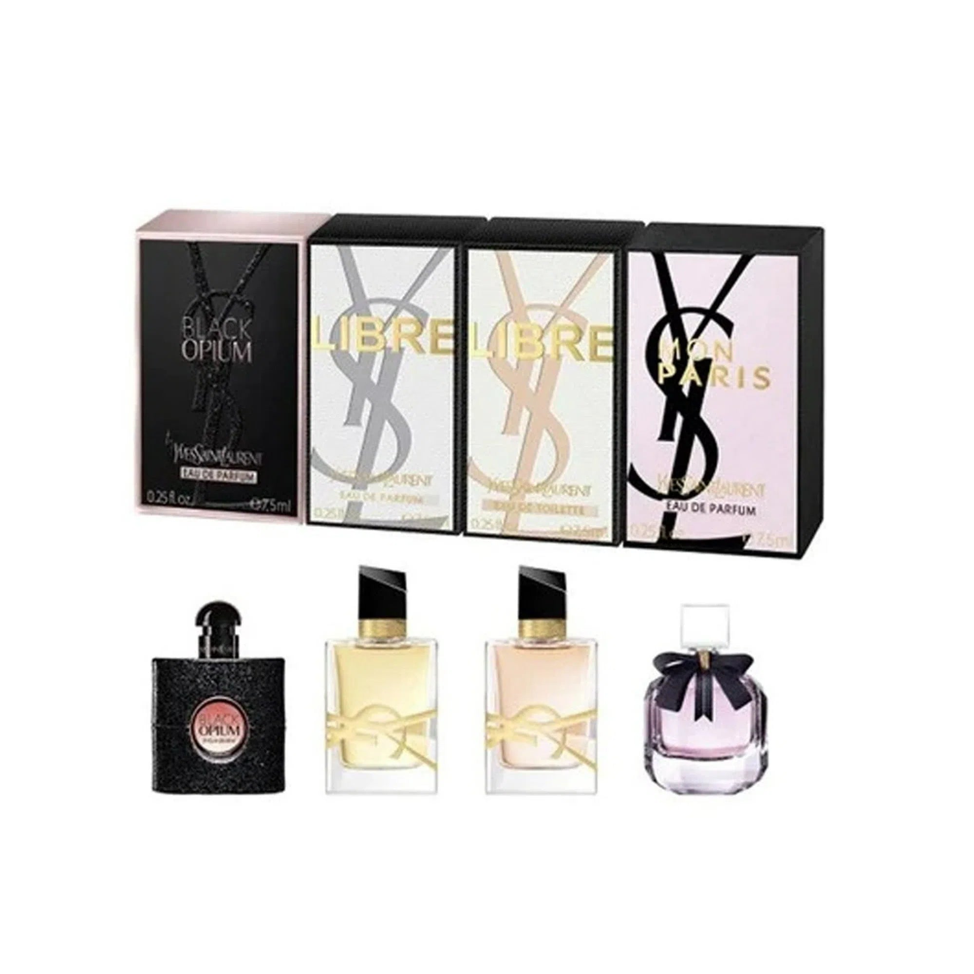 Perfumes Mini Yves Saint Laurent Collection Mini (W) / 4 Pc SP 4x7 ml - 3660732594856- Prive Perfumes Honduras